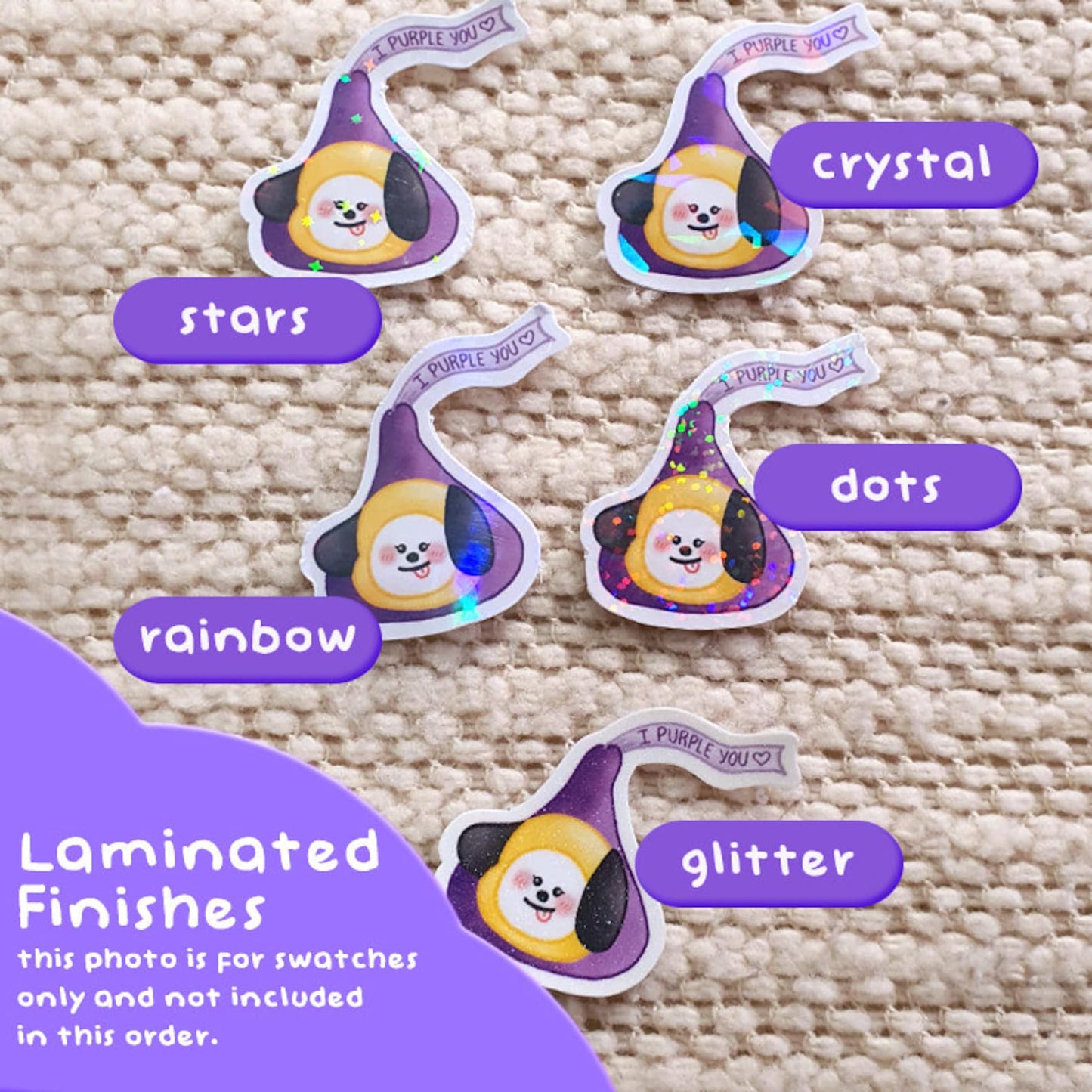 Holographic Sailor Moon Ribbons Sticker Pack