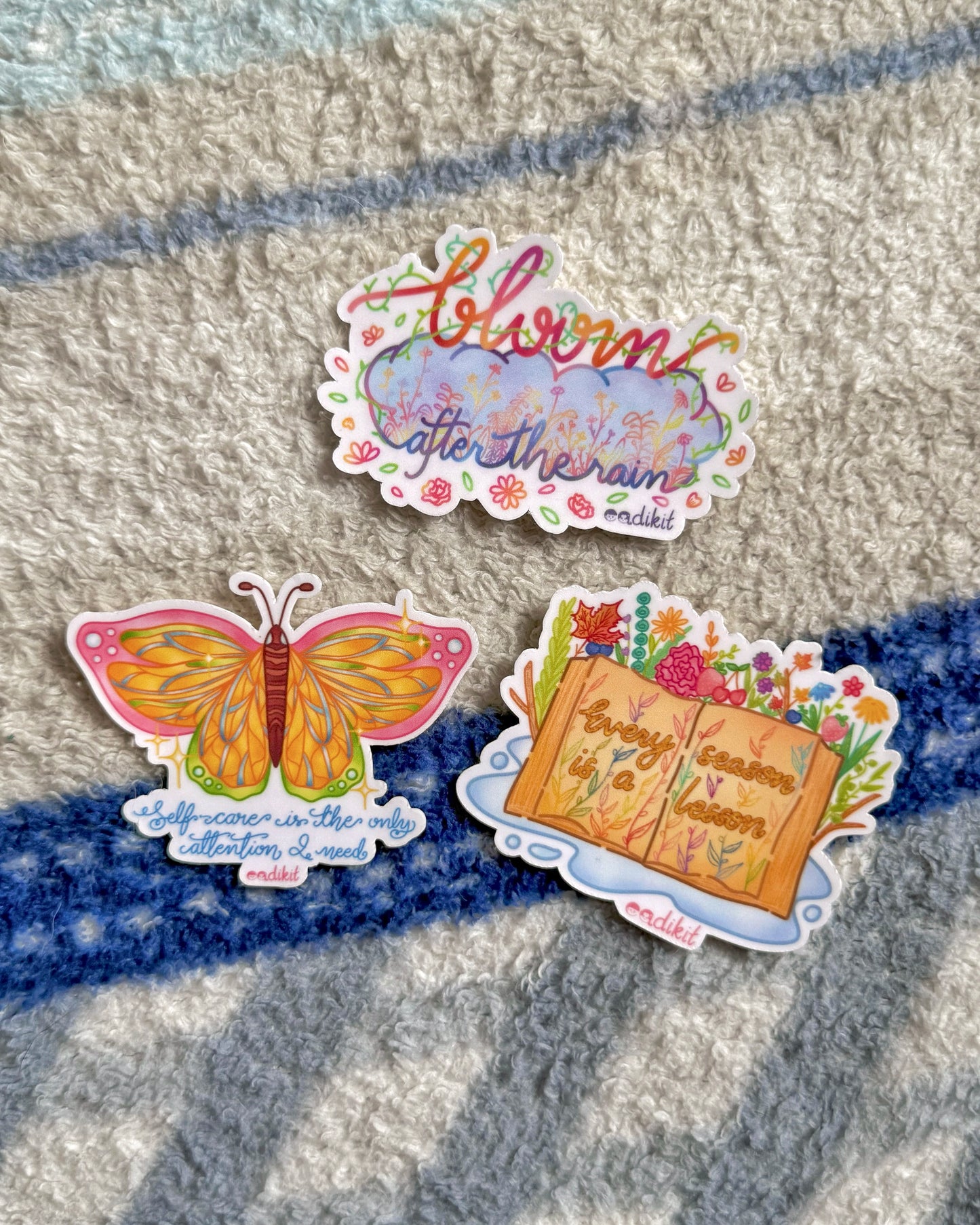 Enchanted Blooms sticker pack