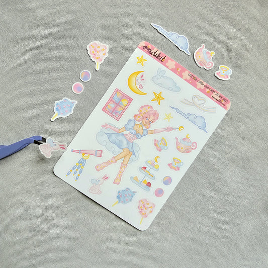 Celestial Cotton Candy Fairy Sticker Sheet