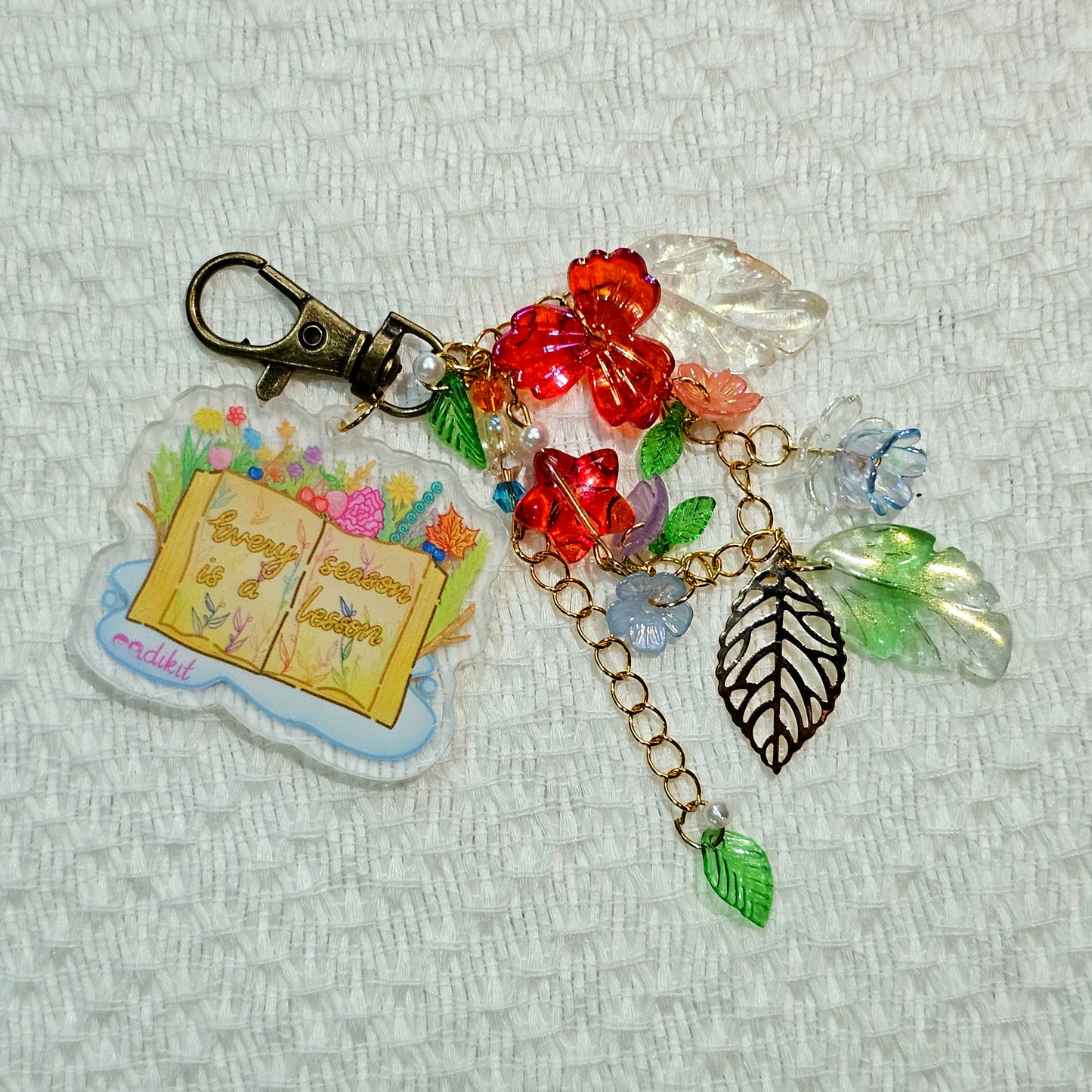 Every Season is a Lesson Keychain Charm & Bracelet