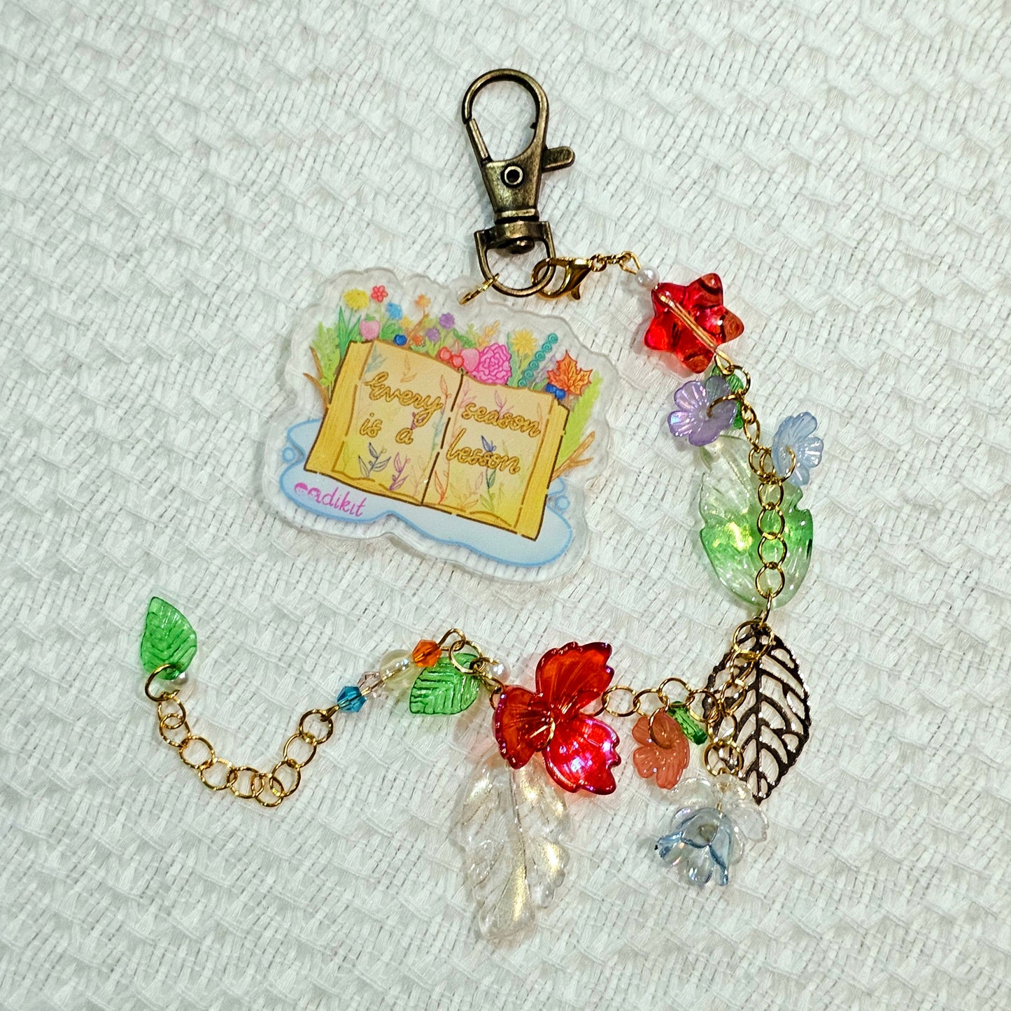 Every Season is a Lesson Keychain Charm & Bracelet