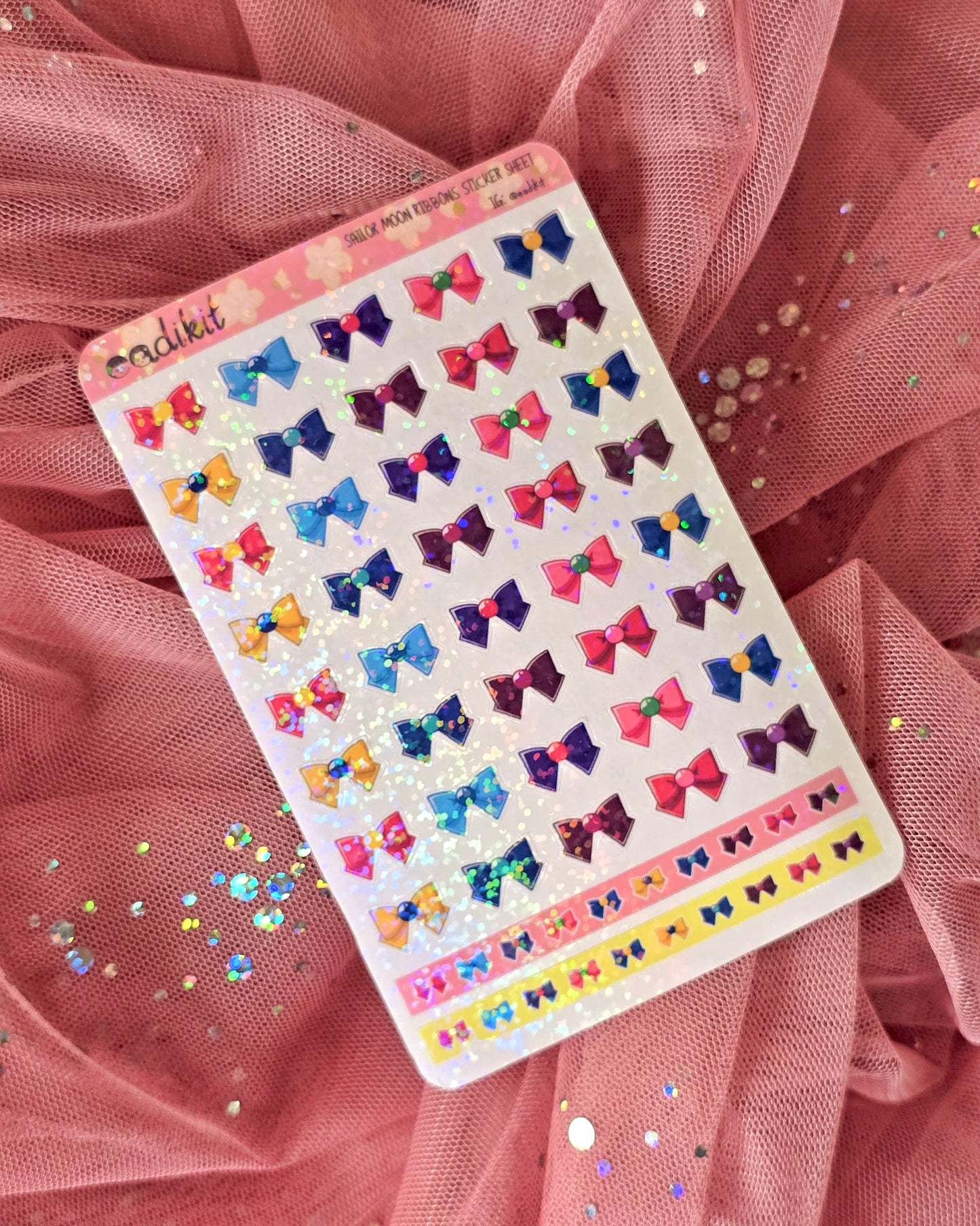 Sailor Moon Ribbons Sticker Sheet