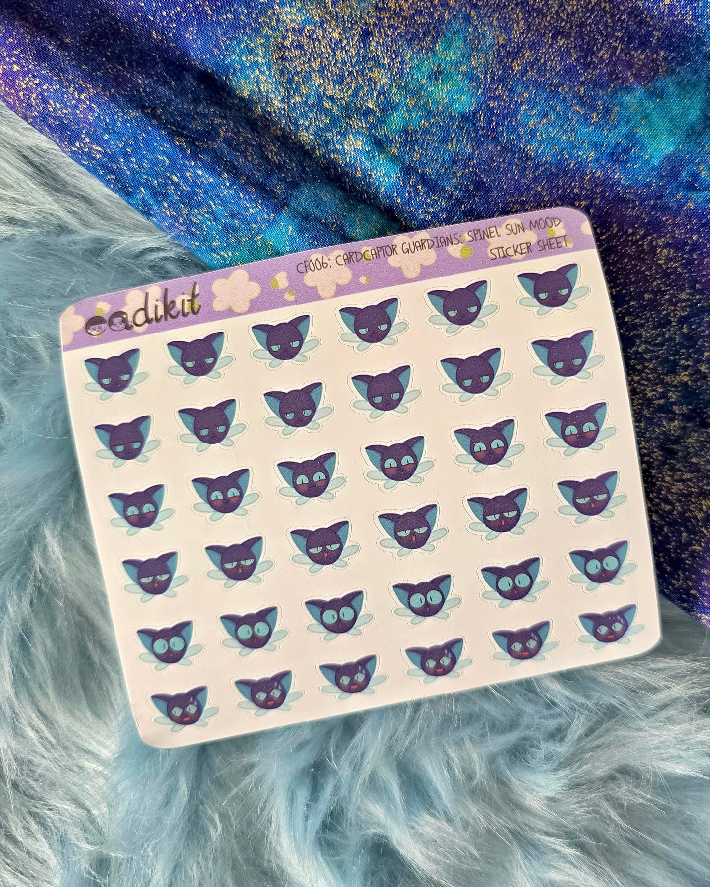 Cardcaptor Sakura's Guardians Mood Sticker Sheets ft. Kero chan, Spinel Sun, & Momo Bunny san