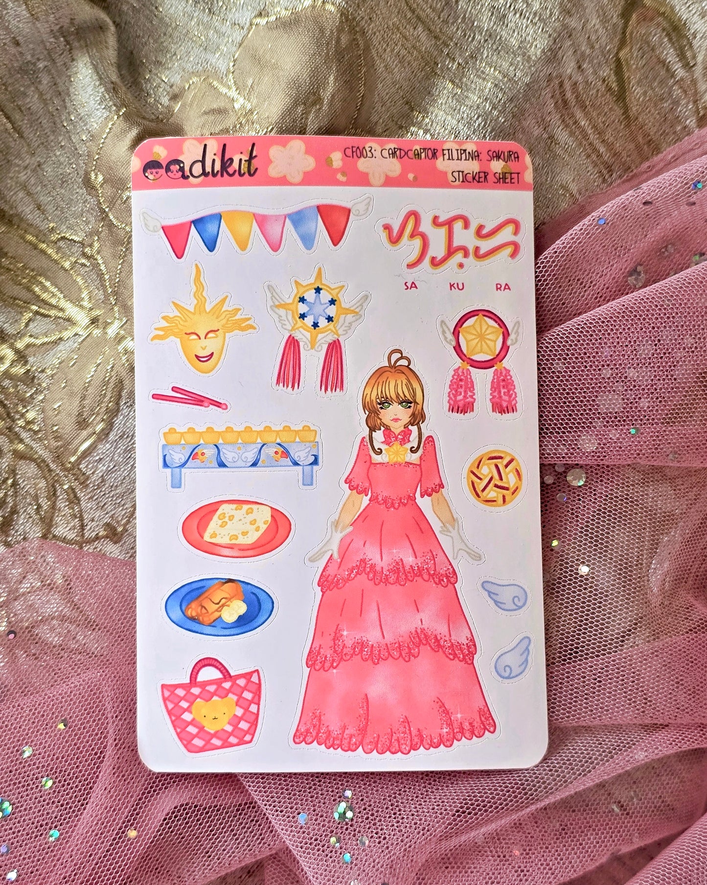 Cardcaptor Sakura and Tomoyo Filipina Sticker Sheets