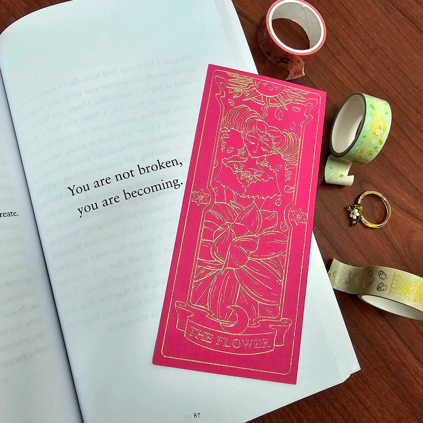 Cardcaptor Sakura Clow Card Inspired Bookmarks (Filipina Series) | Gold foil, 90s Anime Print (Pre-Order)