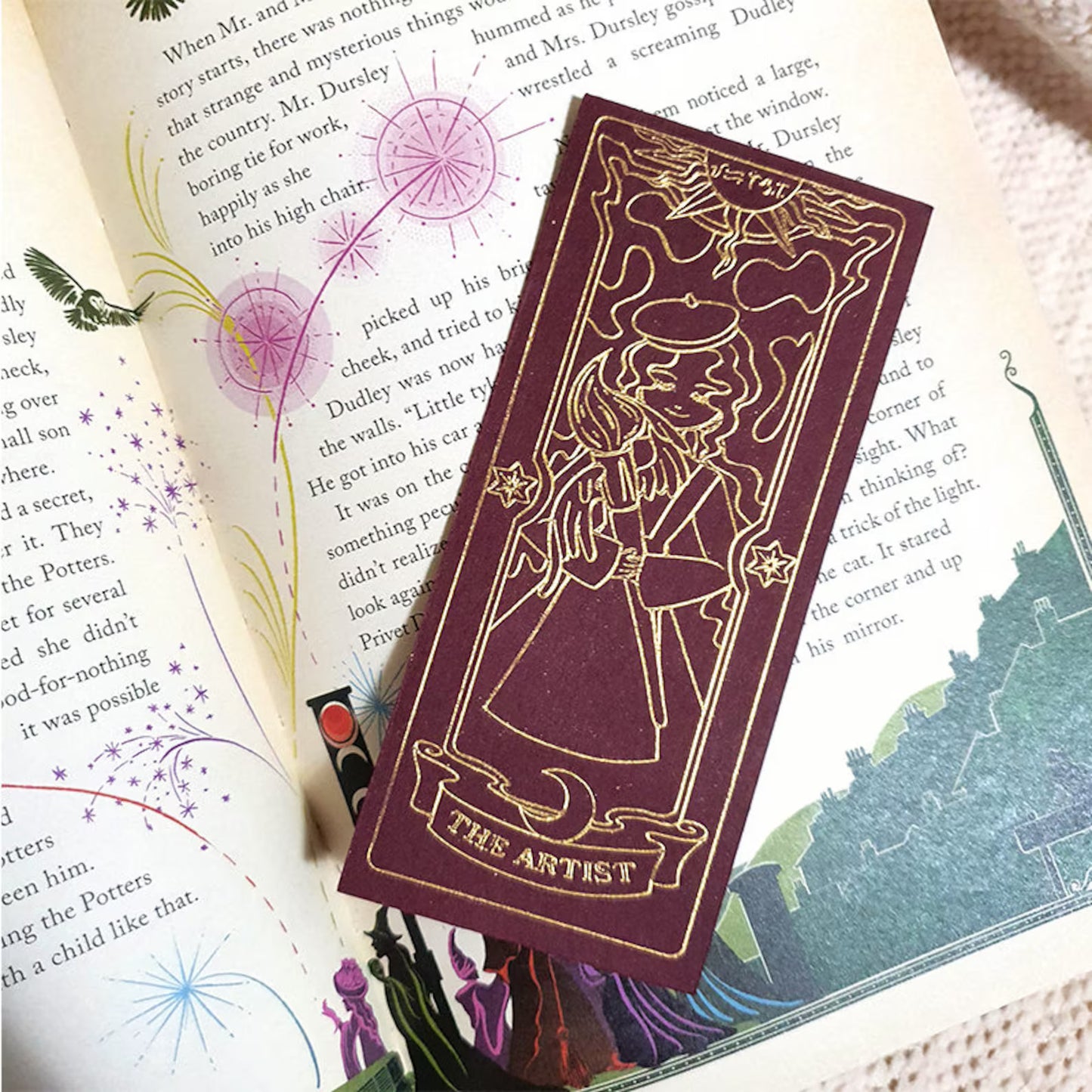 Cardcaptor Sakura Clow Card Inspired Bookmarks | Gold foil, 90s anime, kawaii (Pre-Order)