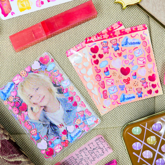 A Valentine's Polco Sticker Sheet