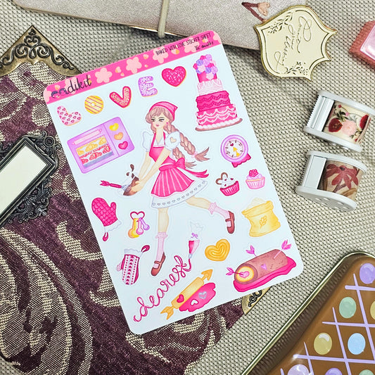 Baked with Love Sticker Sheet