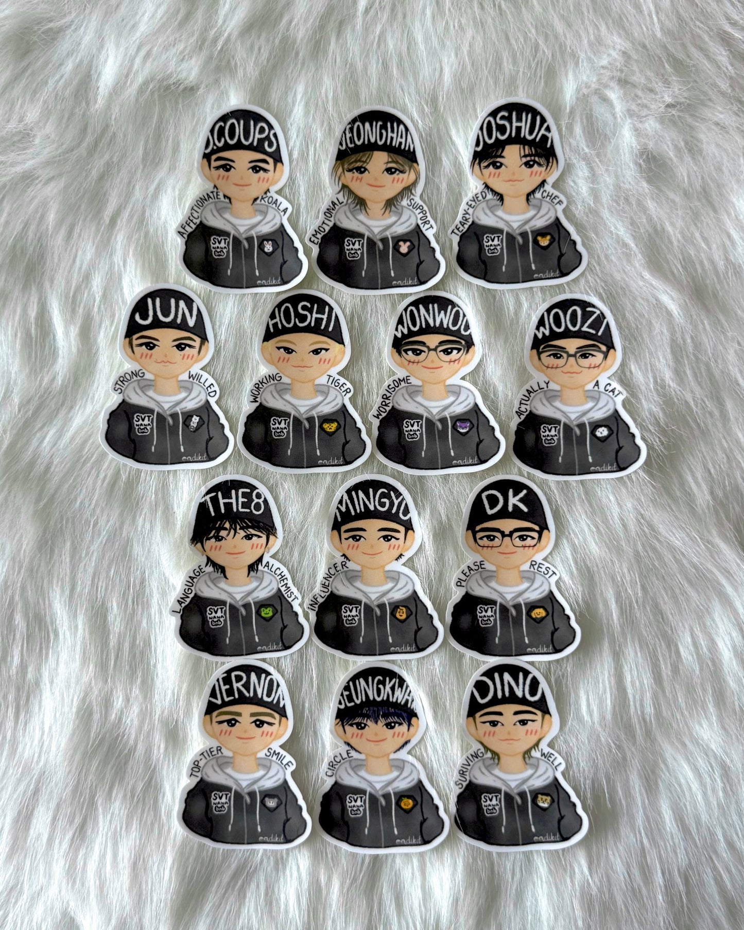 Nana BNB with SEVENTEEN Chibi Stickers