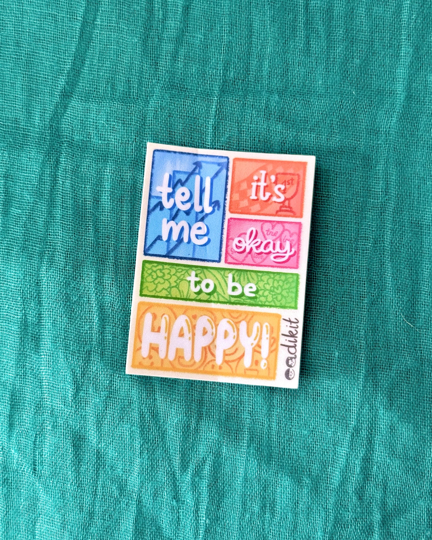 DAY6 Song Lyrics Stickers - Days Gone By, Happy, Healer, and Time of Our Life