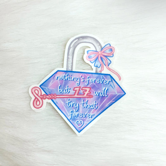 SEVENTEEN Forever Lock & Key Sticker (Caratland 2025)
