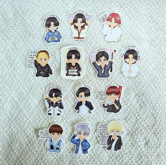 SEVENTEEN x Game Caterers Chibi Stickers