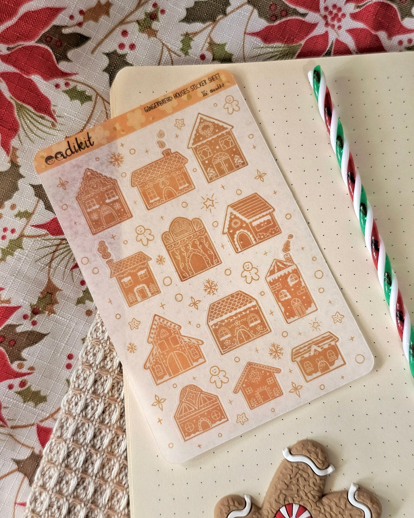 Gingerbread Houses Sticker Sheets