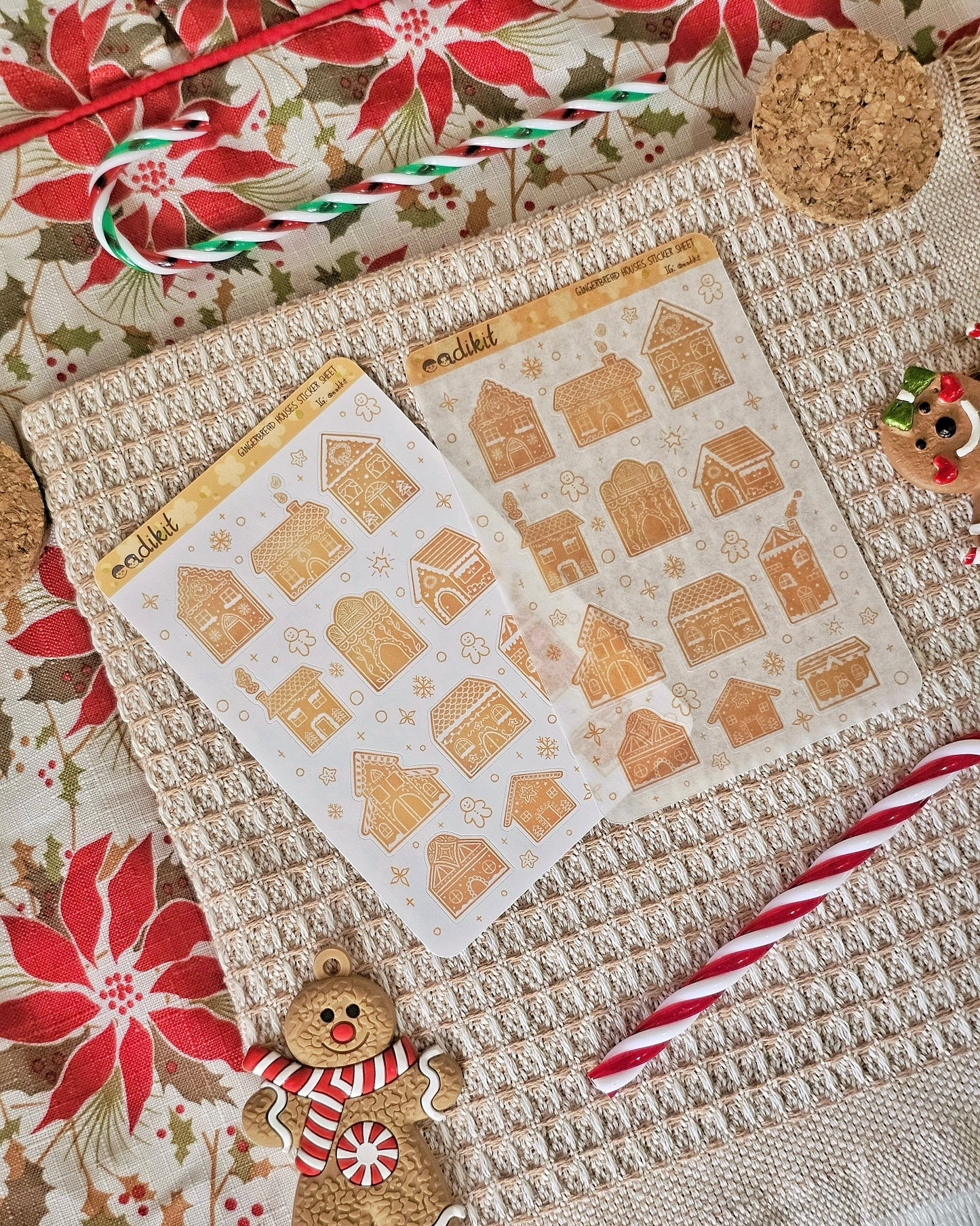 Gingerbread Houses Sticker Sheets