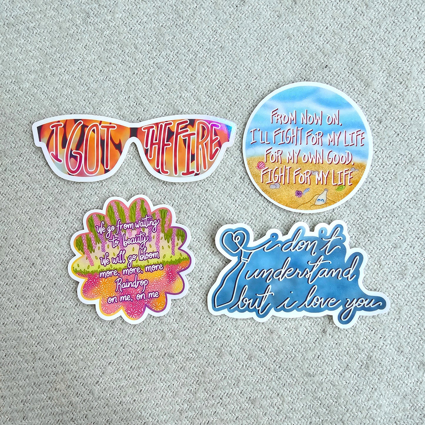 SEVENTEEN FML (2023) Songs Lyrics Stickers