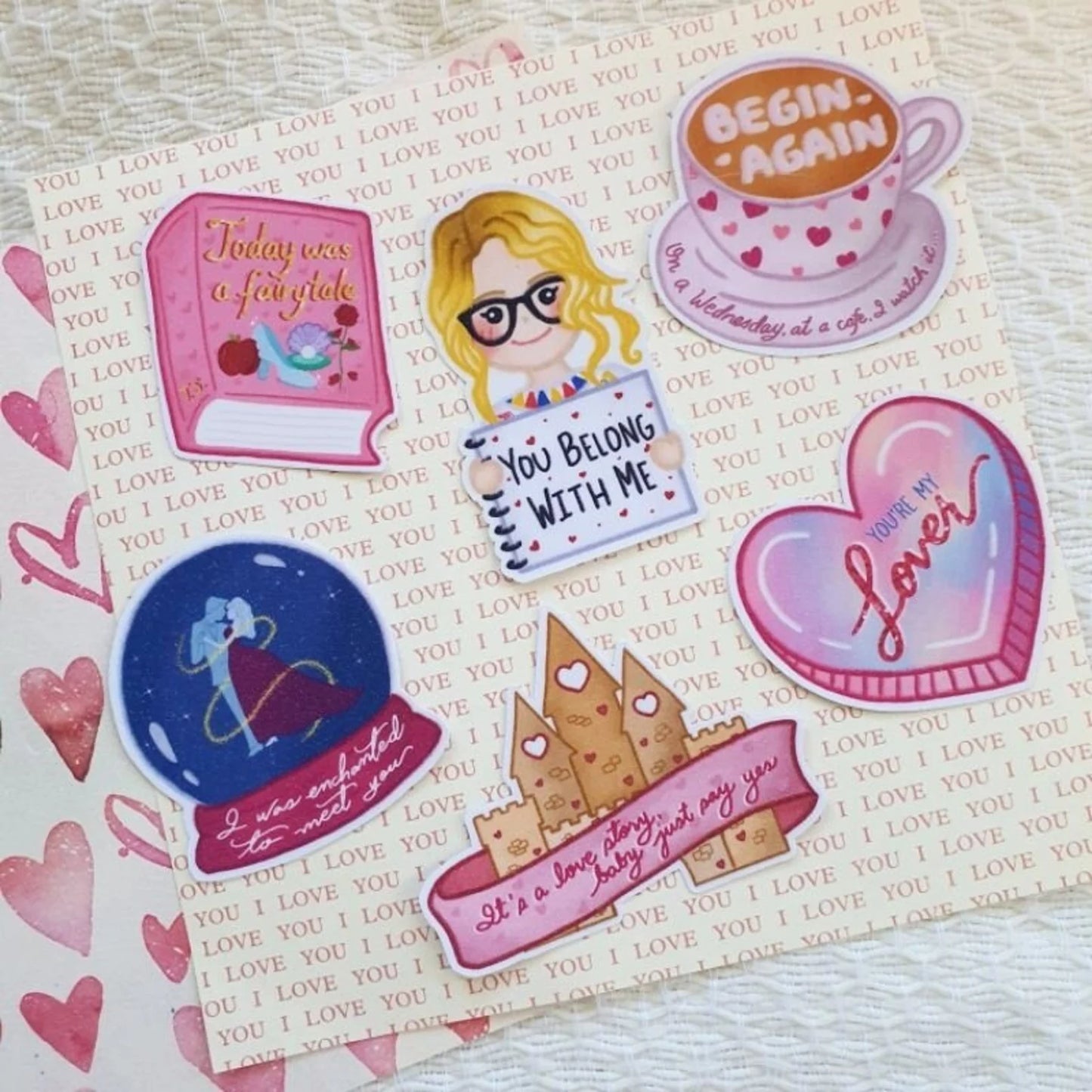 Love Mixtape (Taylor's Version) Lyric Sticker Pack