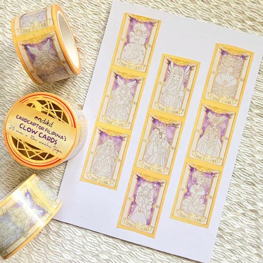 Cardcaptor Filipina's Clow Cards Washi (25mm x 10m)