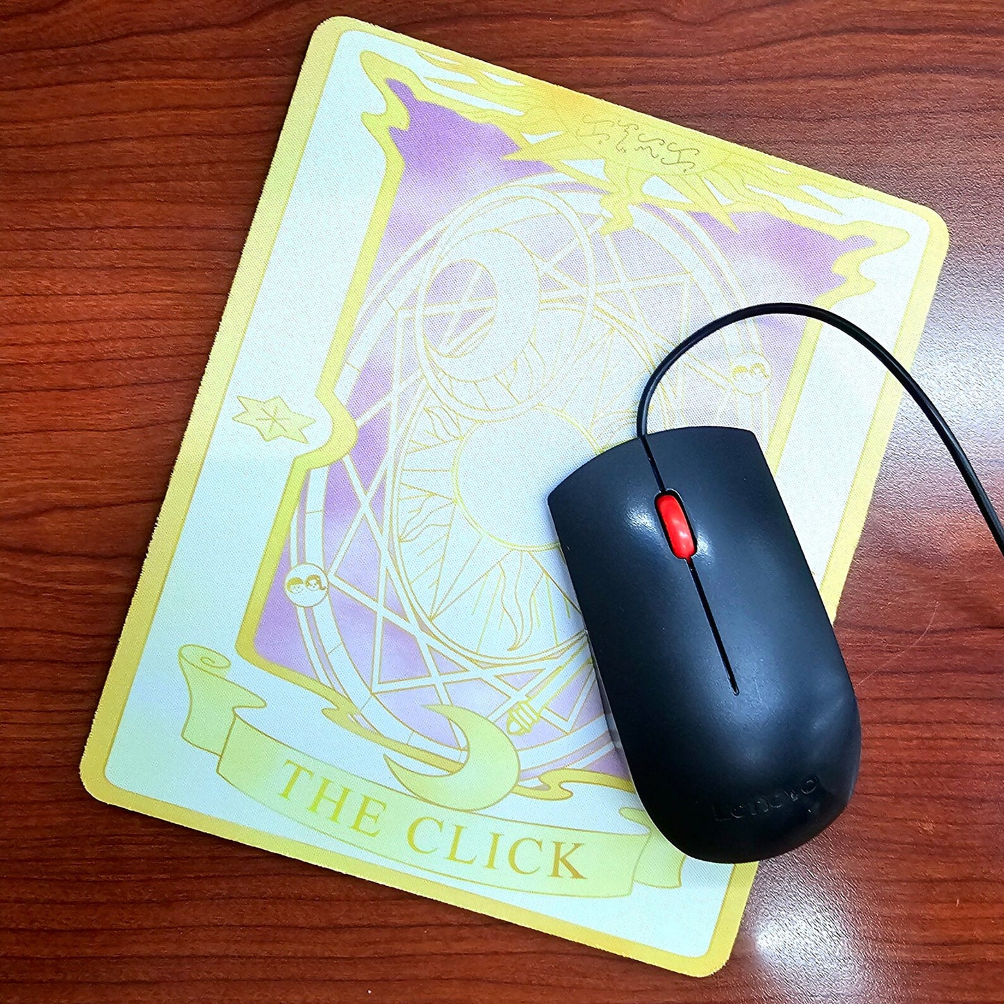 The Click Mouse Pad inspired by Cardcaptor Sakura Clow Cards