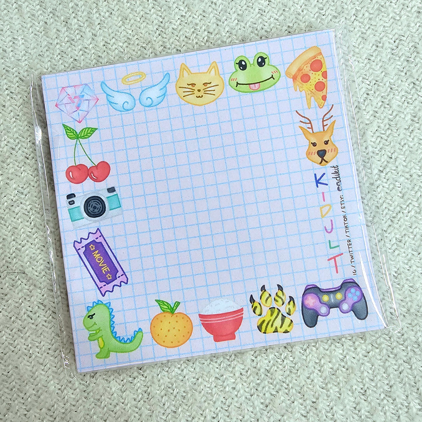 SEVENTEEN Kidult Notepad (3x3in, 40 leaves)