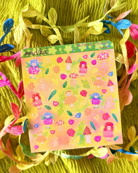 Forest Friends Polco Sticker Sheet