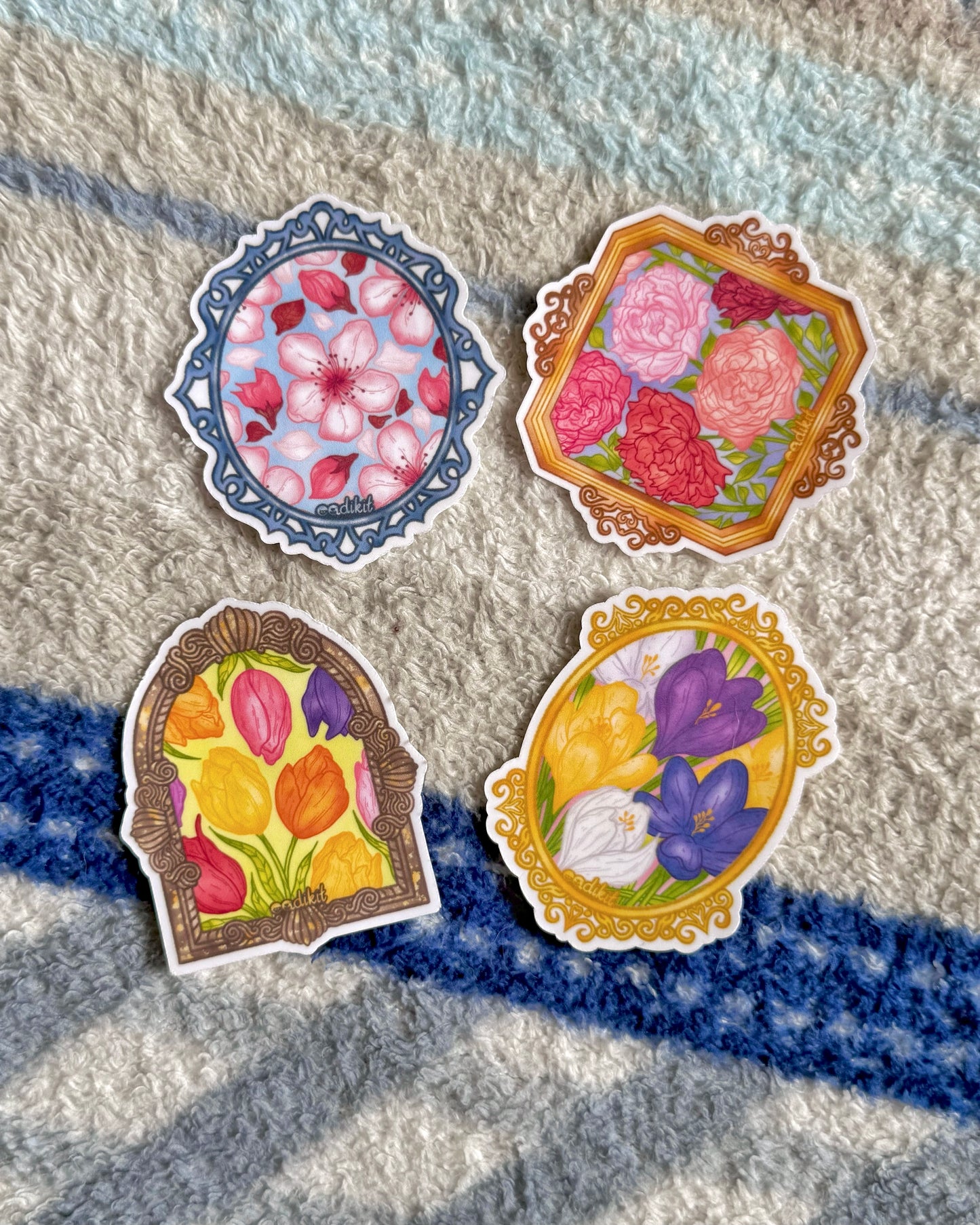 Enchanted Blooms sticker pack